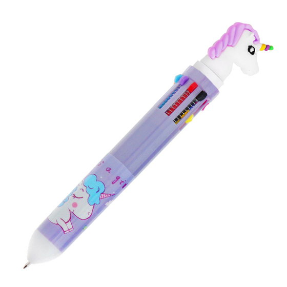 Многоцветная шариковая ручка Unicorn Purple Ver.