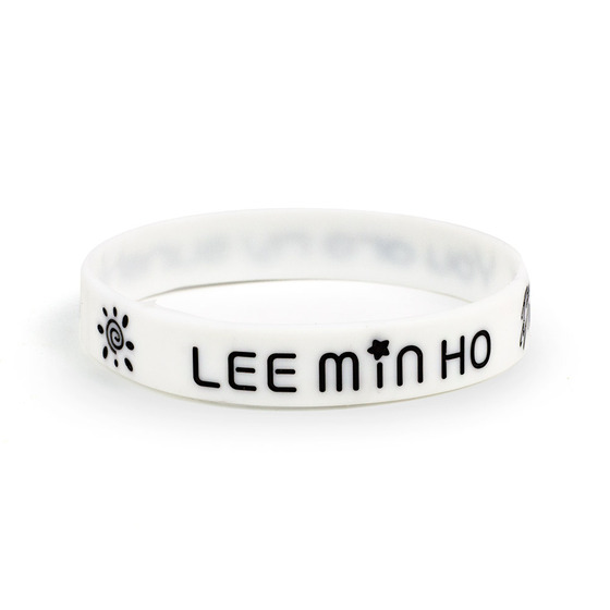 Силиконовый браслет Lee Min Ho Signature White Ver. / Lee Min Ho