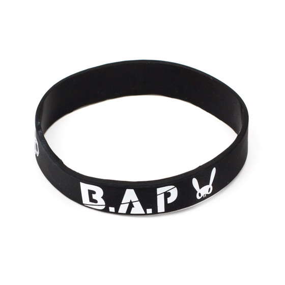 Силиконовый браслет B.A.P BABY Black Ver. / B.A.P