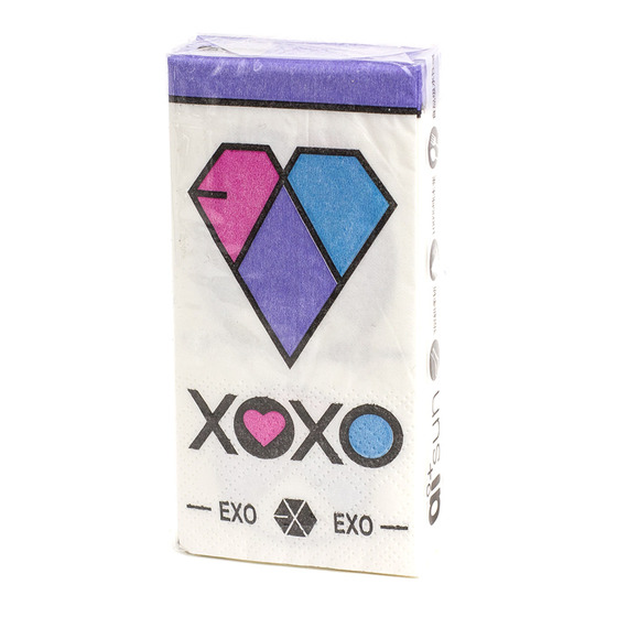 Набор бумажных платков EXO XOXO White Ver. / EXO