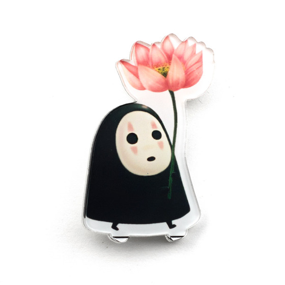 Значок No-Face Tiny Flower Ver. / Spirited Away