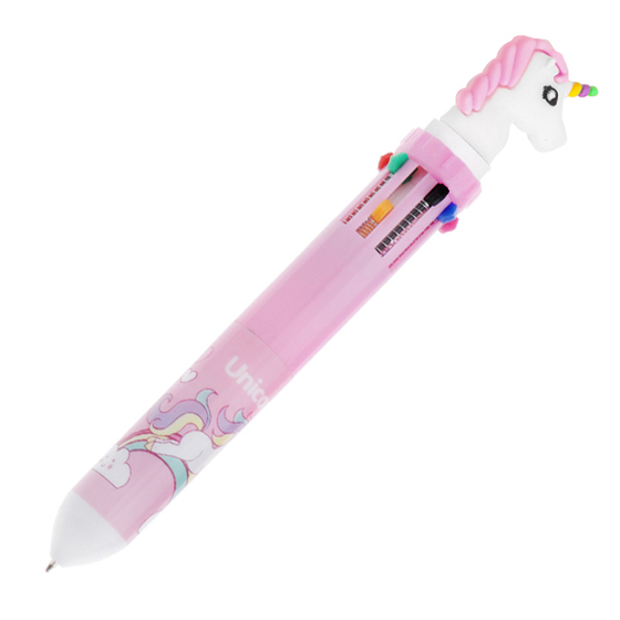 Многоцветная шариковая ручка Unicorn Pink Ver.