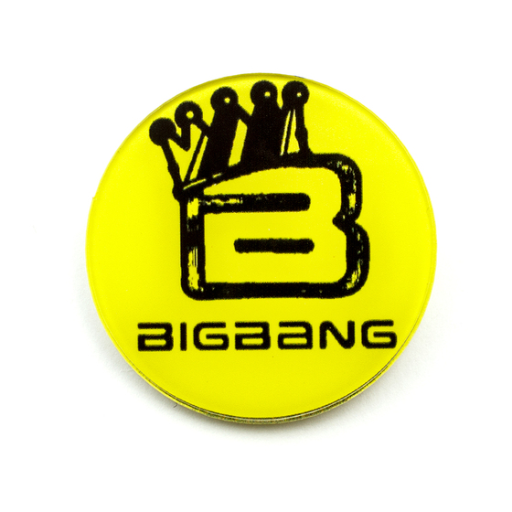 Значок BIG BANG Crown Yellow Ver. / BIG BANG