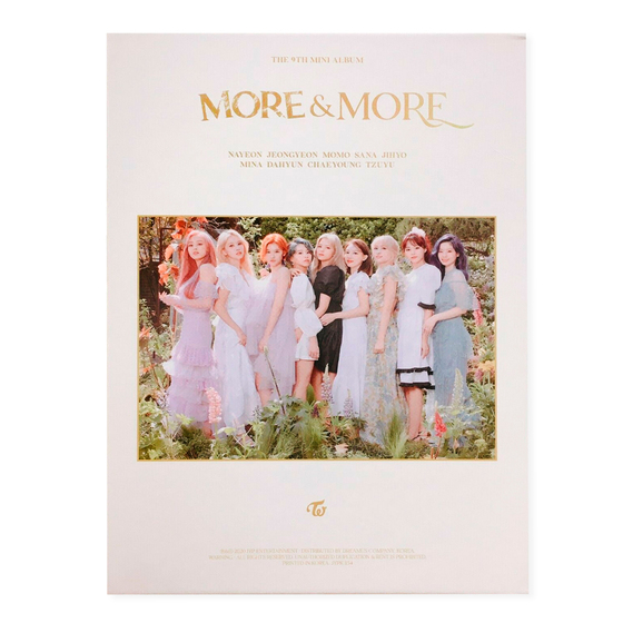 Twice 9th Mini Album: MORE & MORE (B Ver.) / CD