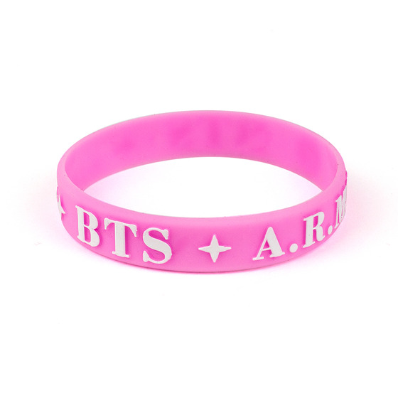 Силиконовый браслет BTS A.R.M.Y Pink Ver. / BTS