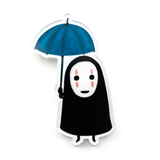 Значок No-Face Tiny Umbrella Ver. / Spirited Away