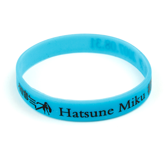 Силиконовый браслет Hatsune Miku Blue Ver. / Vocaloid