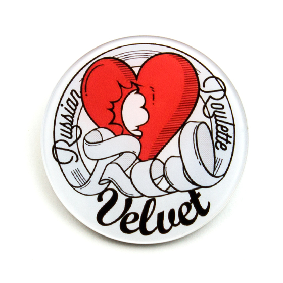 Значок Red Velvet Russian Roulette Logotype Сircle Ver. / Red Velvet