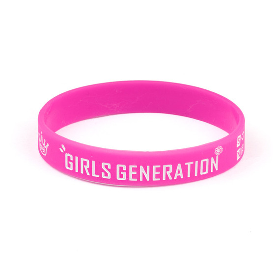 Силиконовый браслет Girls' Generation Name Purple Ver. / Girls' Generation