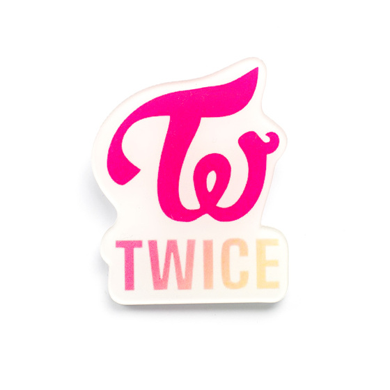 Значок TWICE Logotype Pink Ver. / TWICE