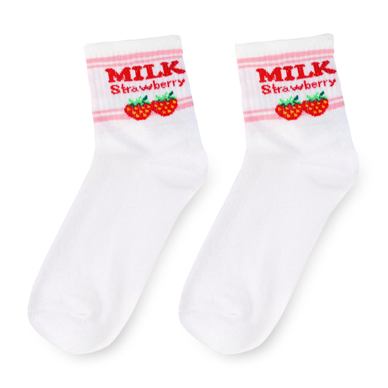 Носки Middle Milk Strawberry Ver.