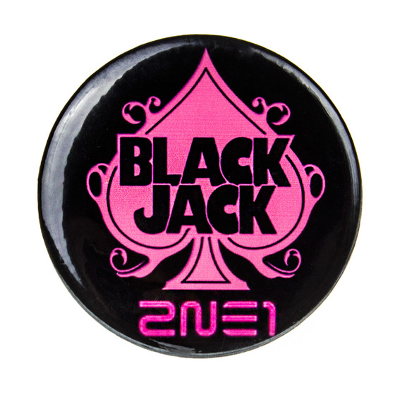 Значок 2NE1 Black Jack Ver.  / 2NE1