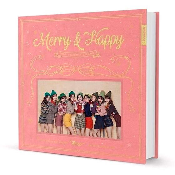 TWICE Repackage 1st Album: Merry & Happy (Happy Ver.) / CD