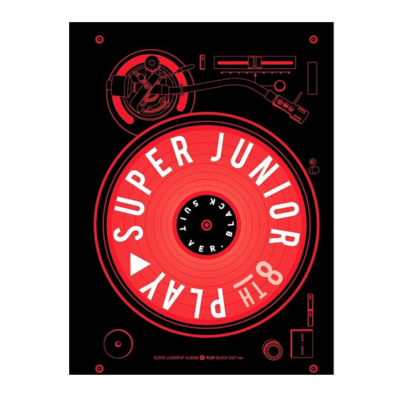 Super Junior 8th Album: PLAY (Black Suit Ver.) / CD