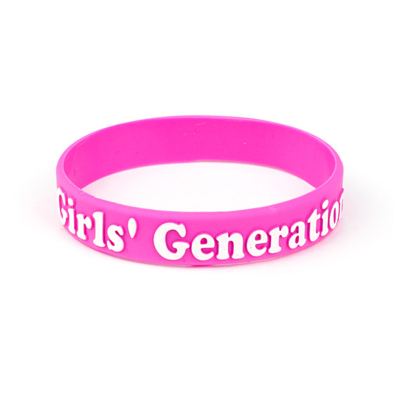 Силиконовый браслет Girls' Generation SONE Pink Ver. / Girls' Generation