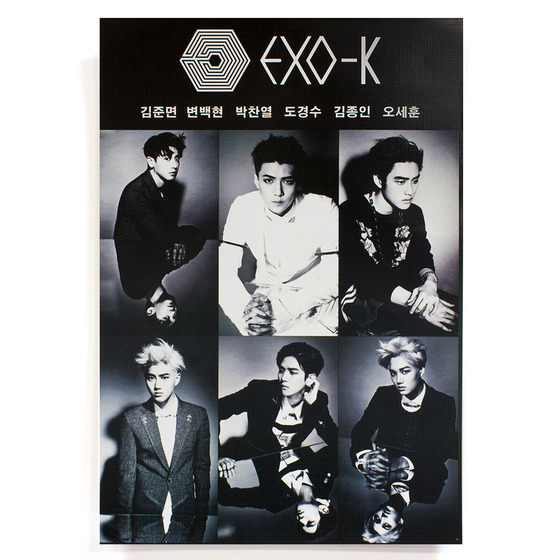 Плакат А3 EXO-K Overdose B Ver. / EXO