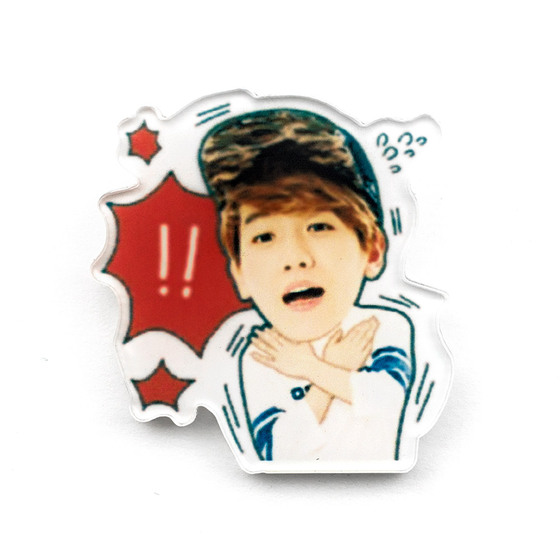 Значок EXO BAEKHYUN KakaoTalk Stickers B Ver. / EXO