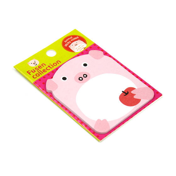 Стикеры для заметок Fusen Collection Pig with Apple Ver.