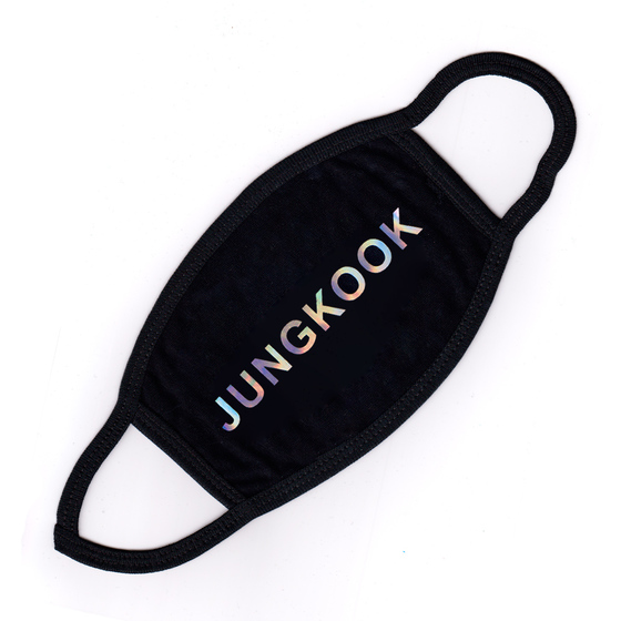 Маска на лицо JUNGKOOK Holographic Black Ver. / BTS