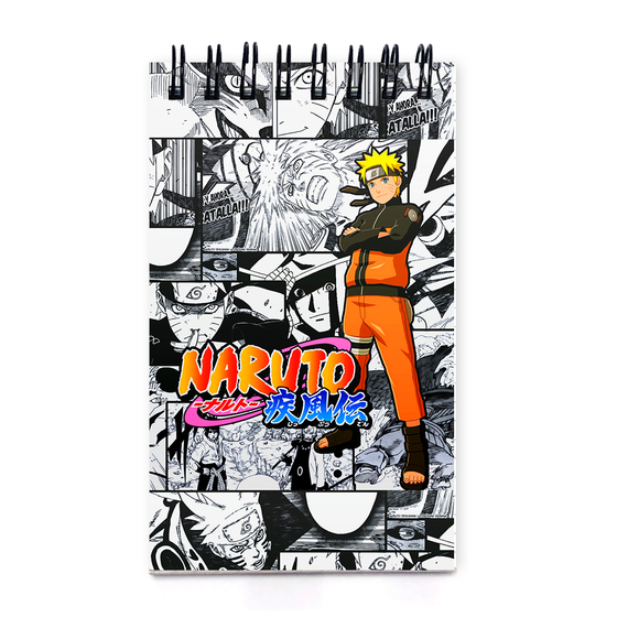 Блокнот в клетку на спирали Uzumaki Naruto Manga Ver. / Naruto