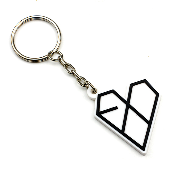 Брелок для ключей EXO-K Logotype White Ver. / EXO