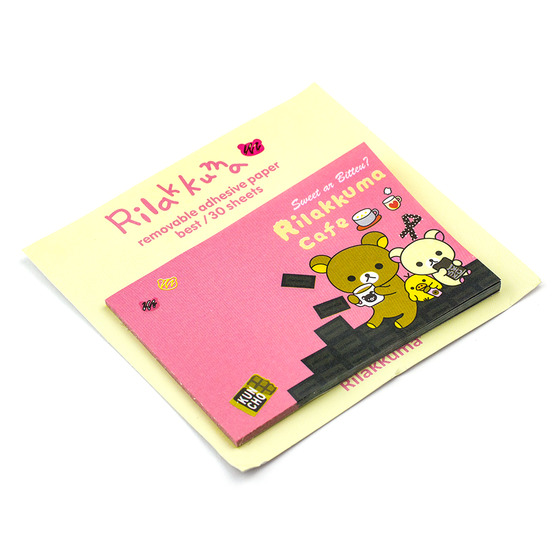 Стикеры для заметок Rilakkuma Cafe Pink Ver.