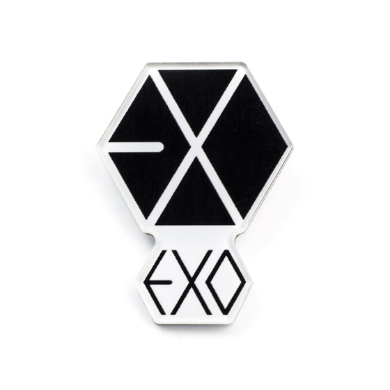 Значок EXO Logotype Black Ver. / EXO